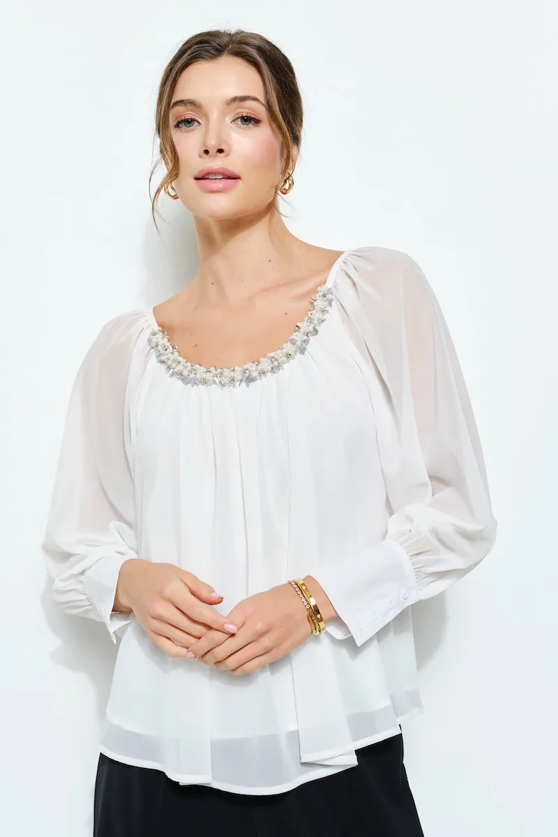 Blusa Ina Manga Larga