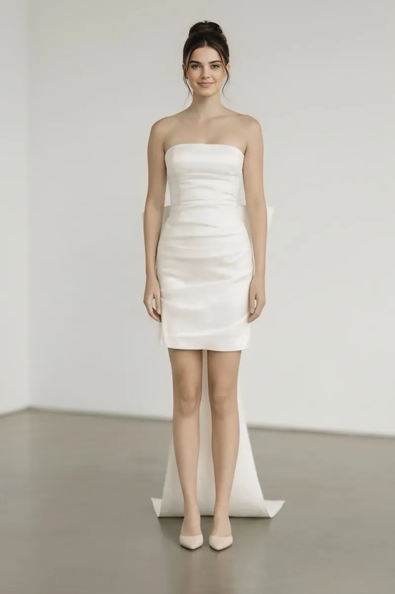 Vestido Con Lazo