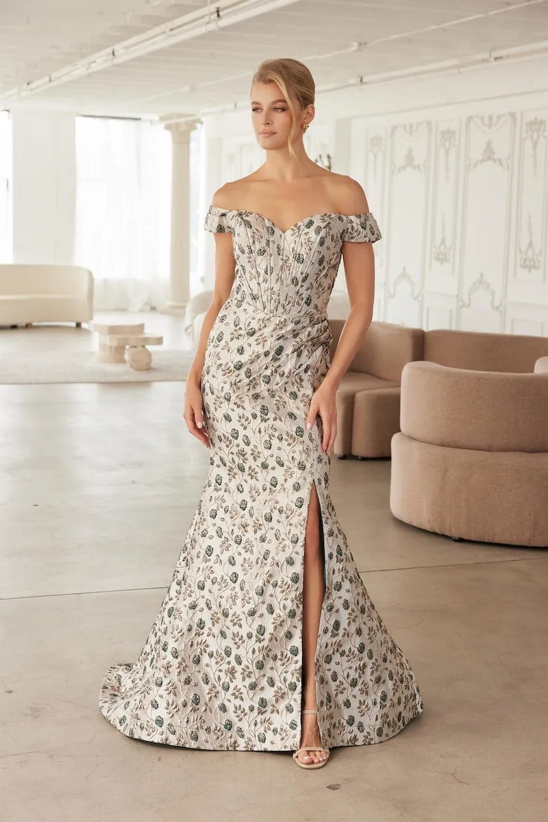 Vestido de Jacquard