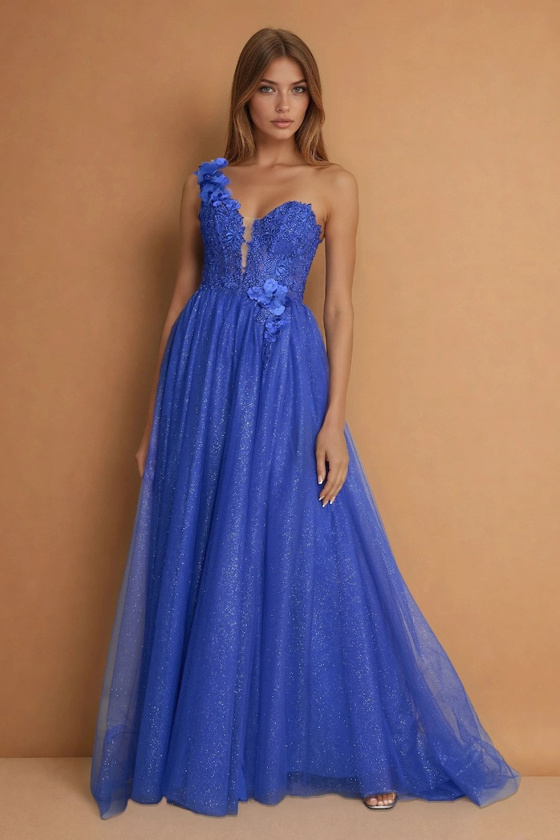 Vestido Azul Eléctrico