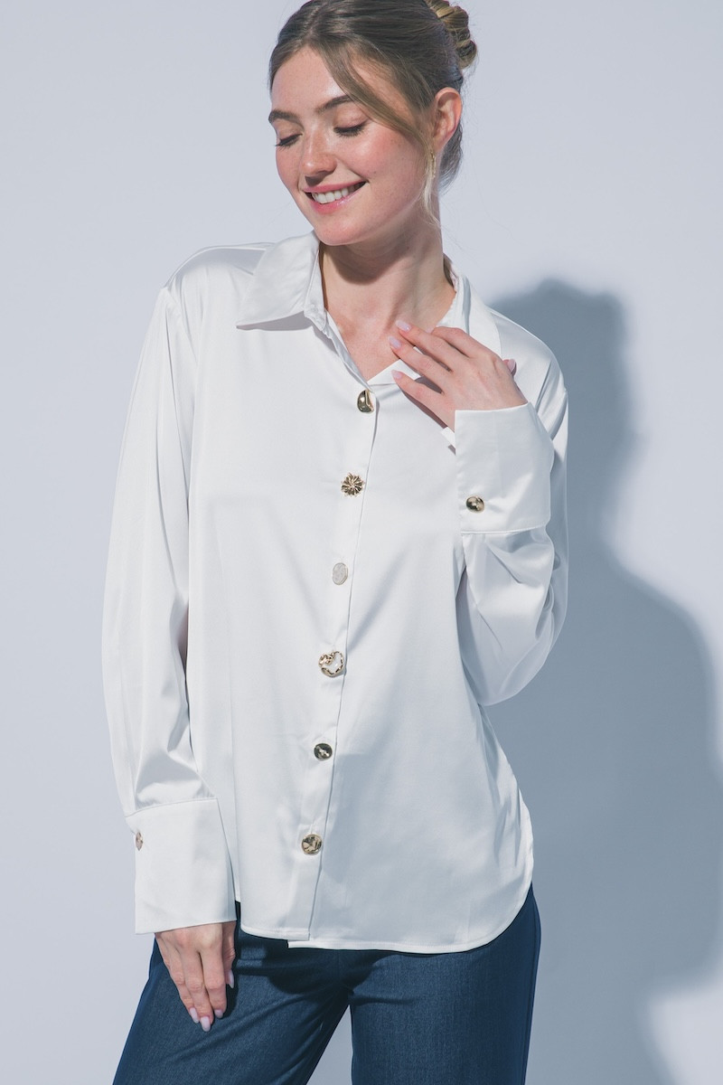 Blusa de Satín