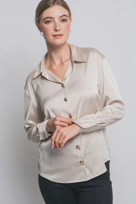 Blusa de Satín