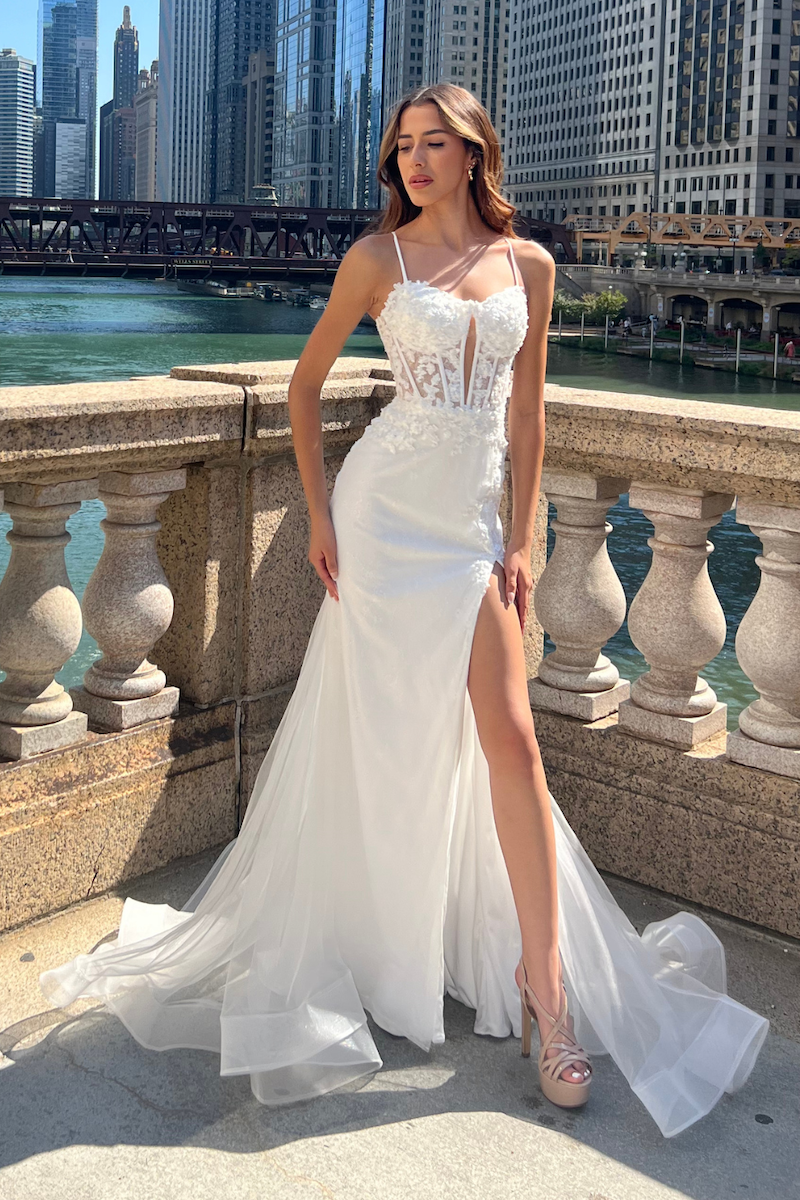 Vestido Blanco Perla