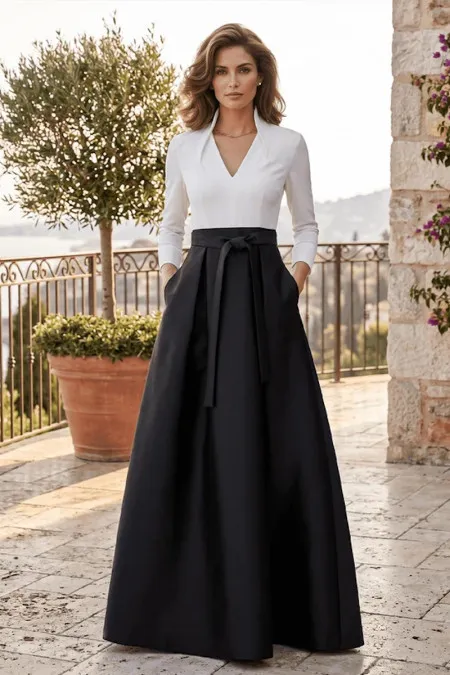 Vestido Bicolor