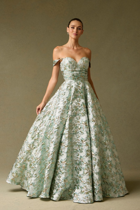 Vestido de Jacquard