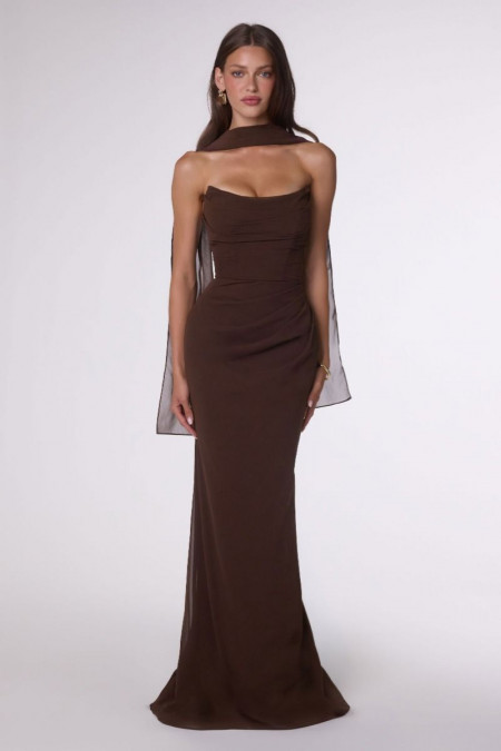 Vestido Café Chocolate