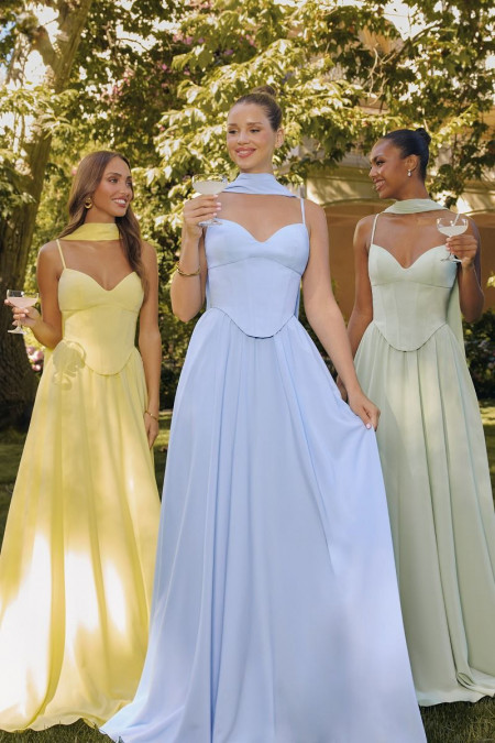 Vestido Celeste