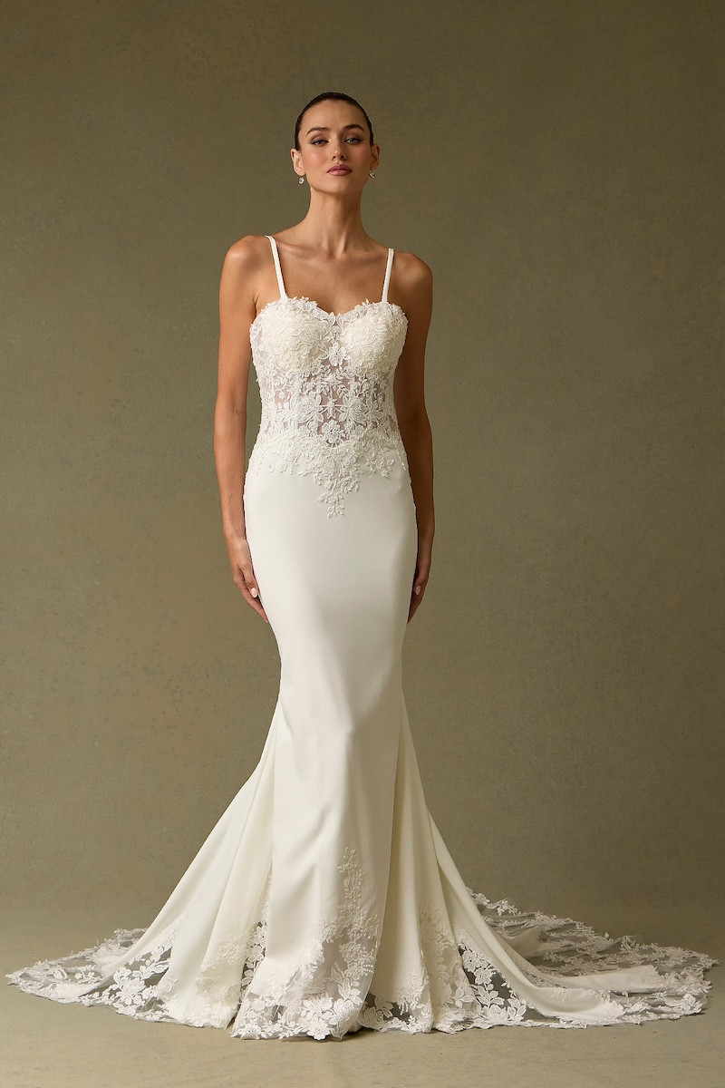 Vestido Blanco Corte Sirena