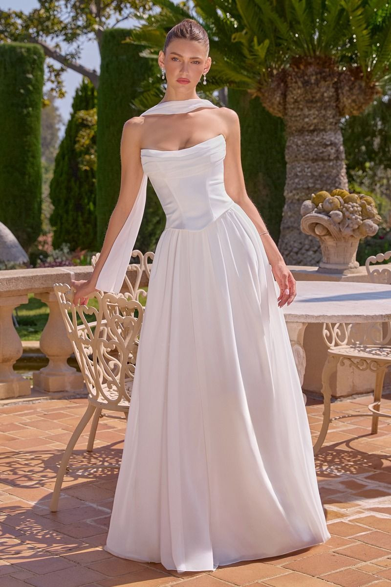 Vestido Blanco con Corset