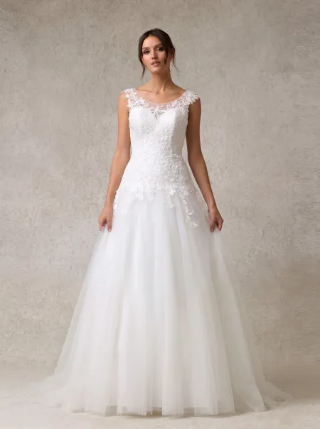 Vestido Blanco en A