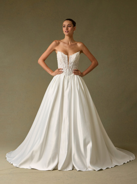 Vestido Blanco de Corset