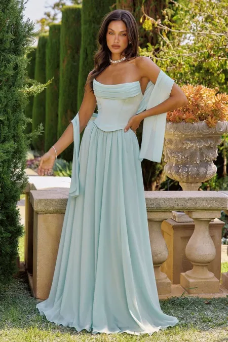 Vestido Verde Claro