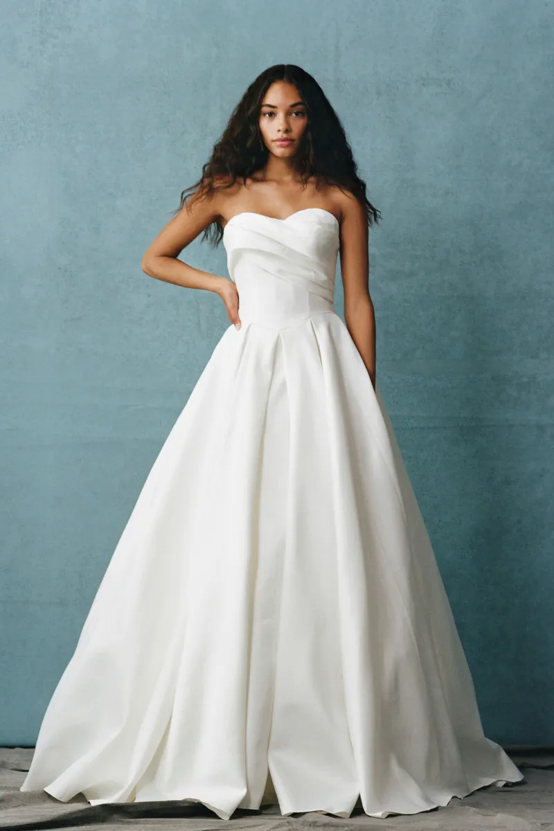 Vestido Blanco Strapless