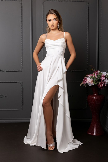 Vestido Blanco de Corset
