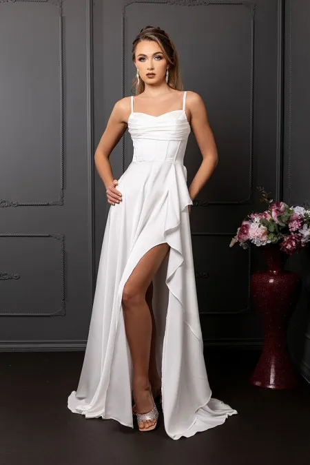 Vestido Blanco de Corset