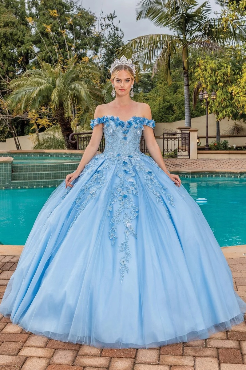 Vestido Celeste