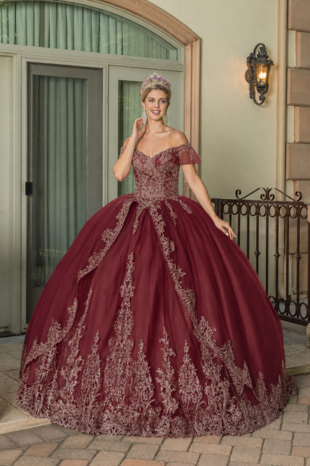 Vestido Borgoña