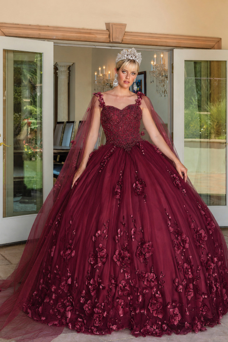Vestido Borgoña