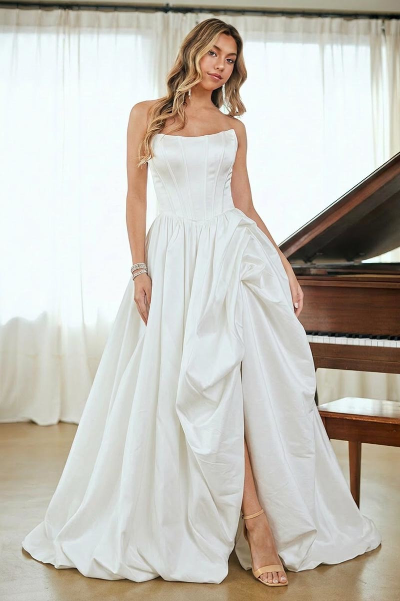 Vestido Blanco de Corset