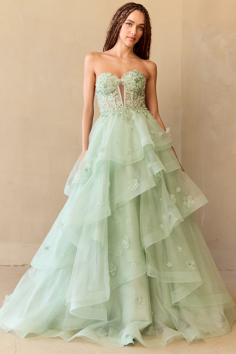 Vestido Verde Claro