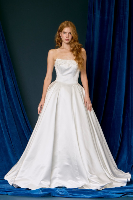 Vestido Blanco Corte en A