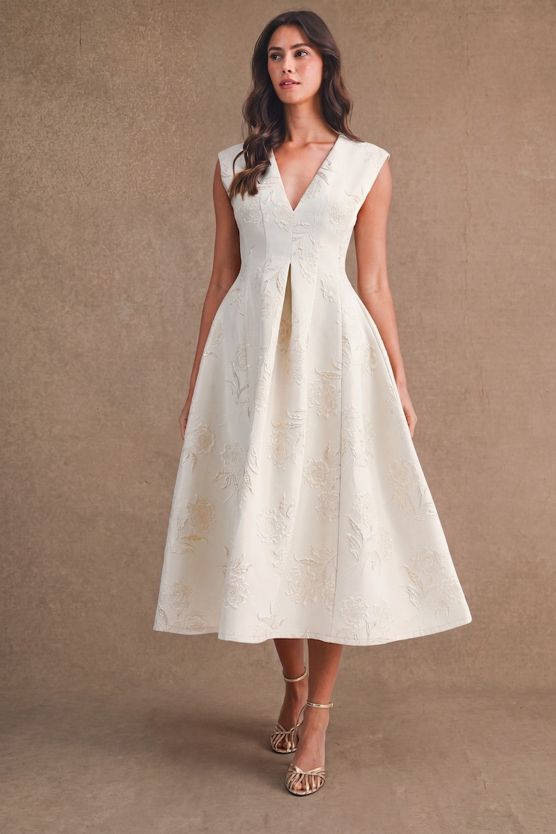 Vestido en Jacquard