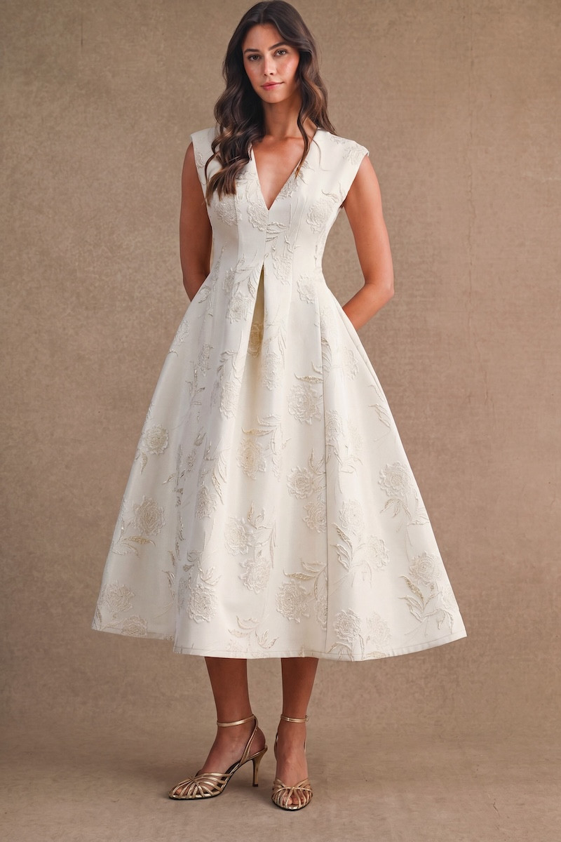 Vestido en Jacquard