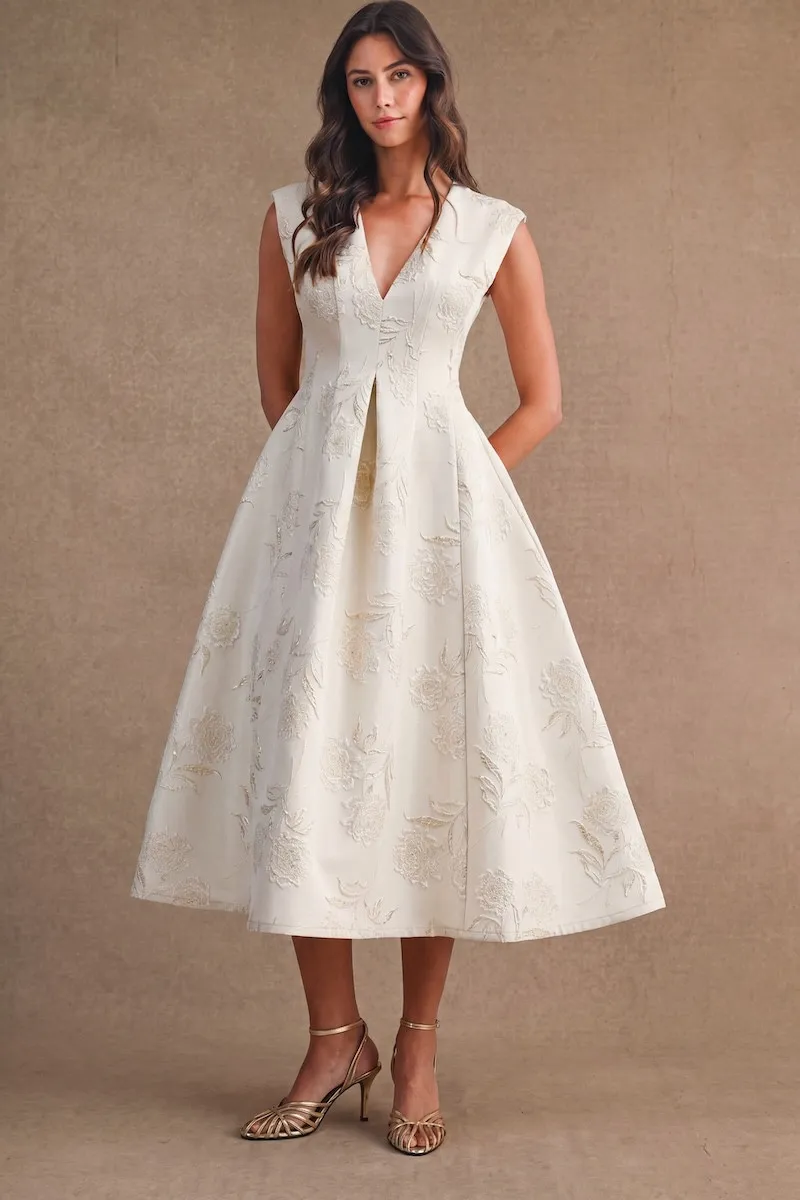 Vestido en Jacquard