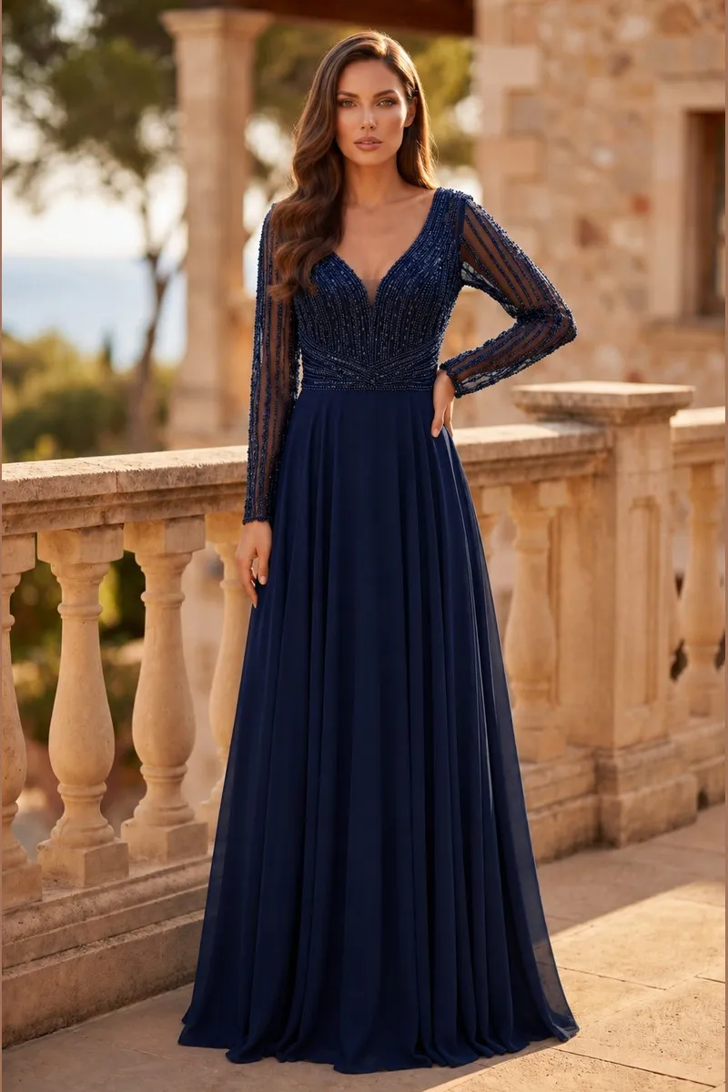 Vestido Azul Marino