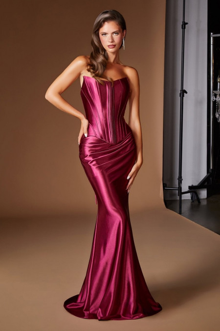 Vestido Borgoña