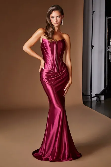Vestido Borgoña
