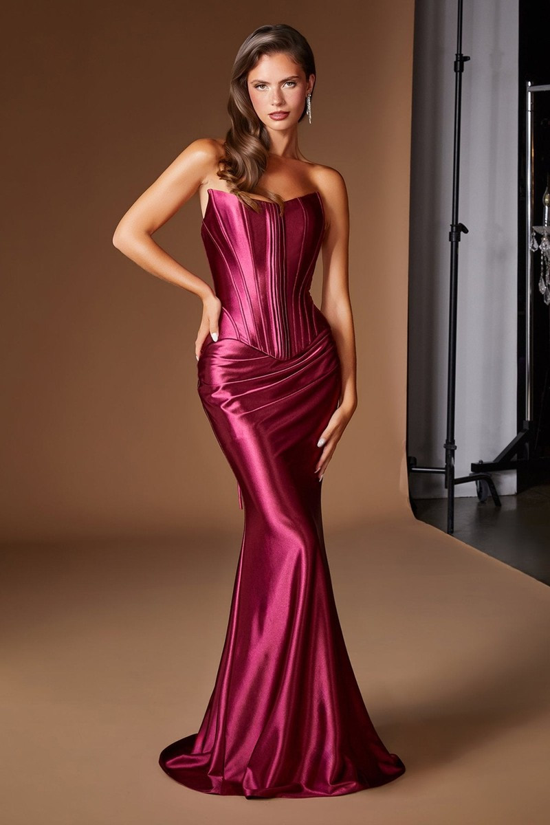 Vestido Borgoña