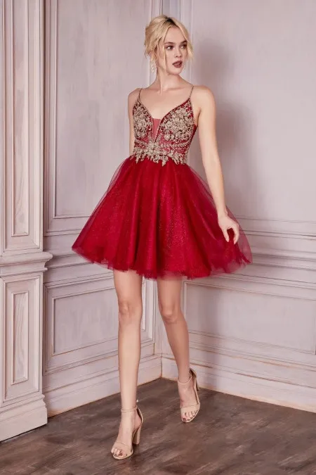 Vestido Borgoña