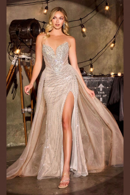 Vestido Plateado