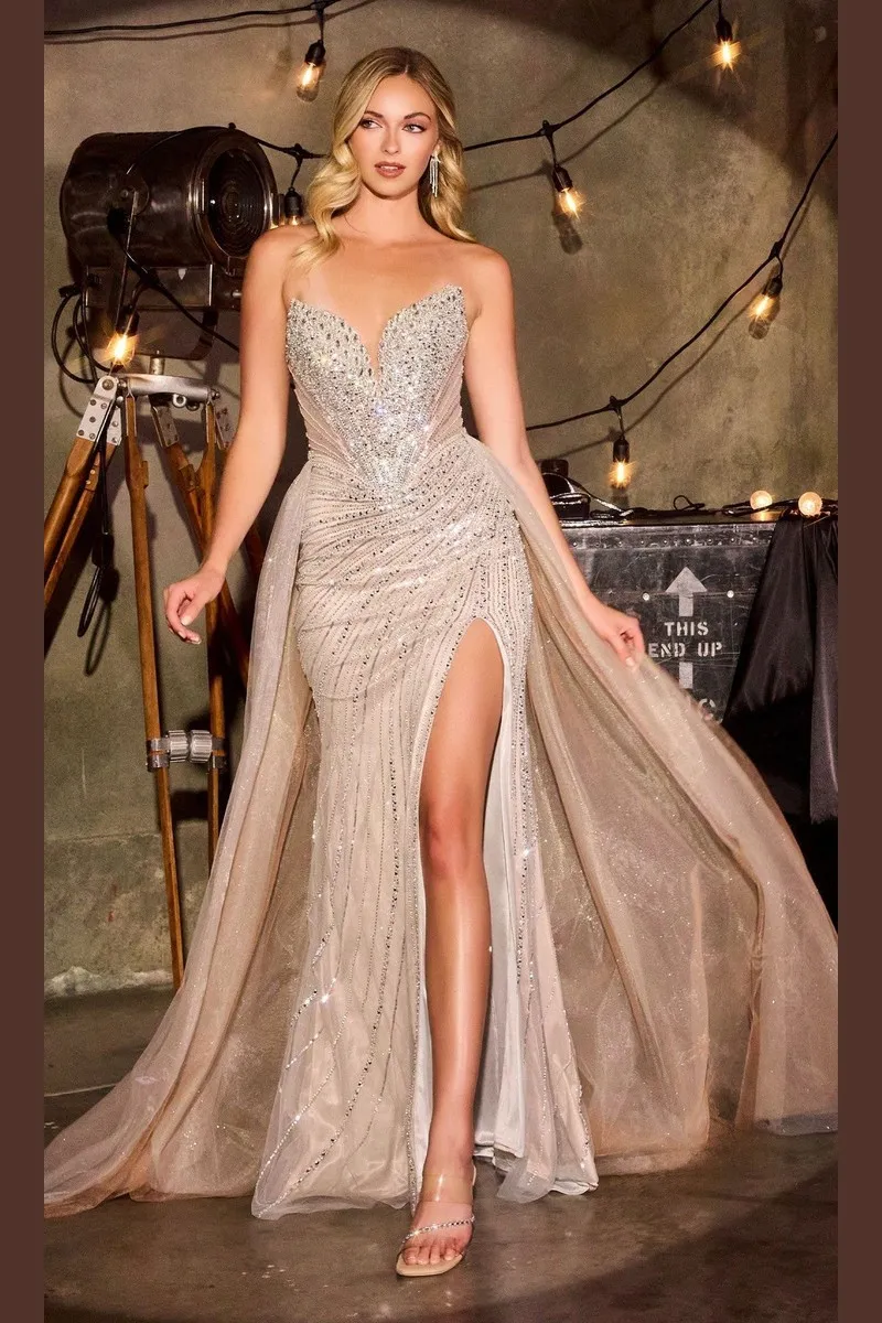 Vestido Plateado
