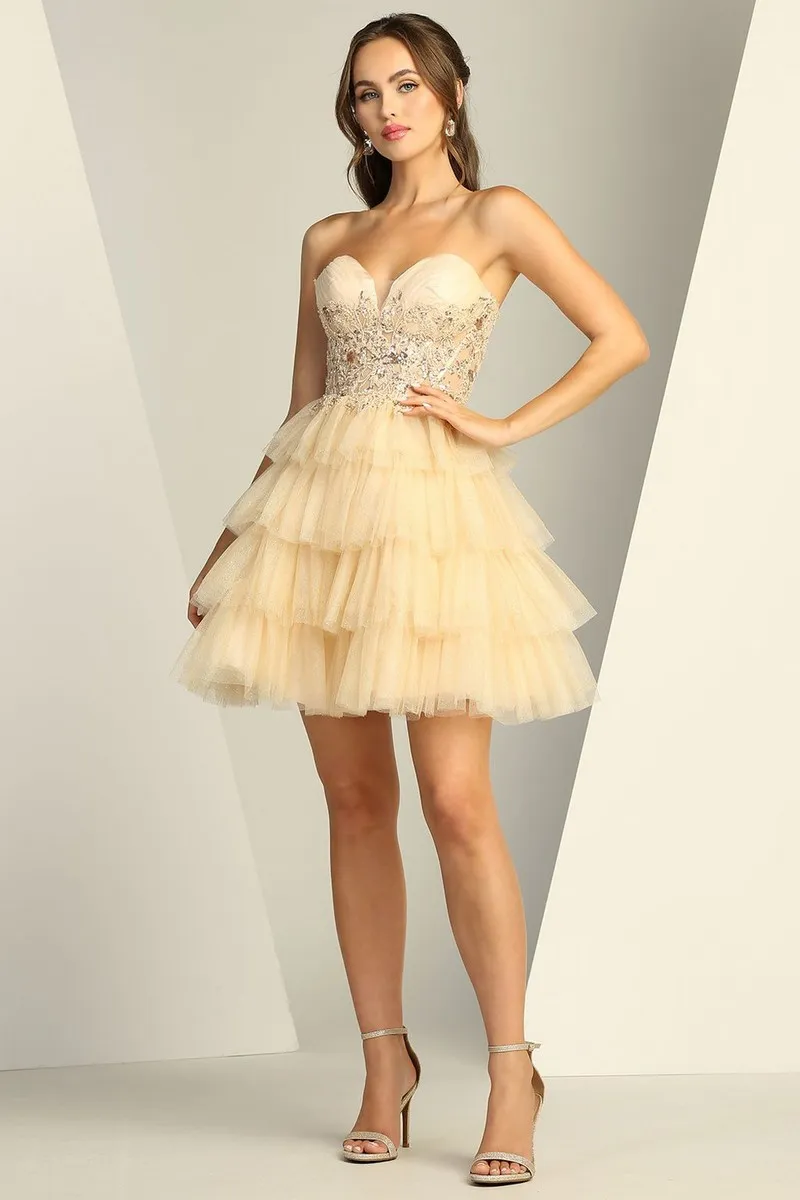 Vestido Champagne