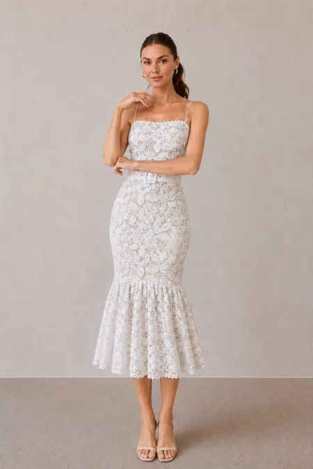 Vestido de Guipure