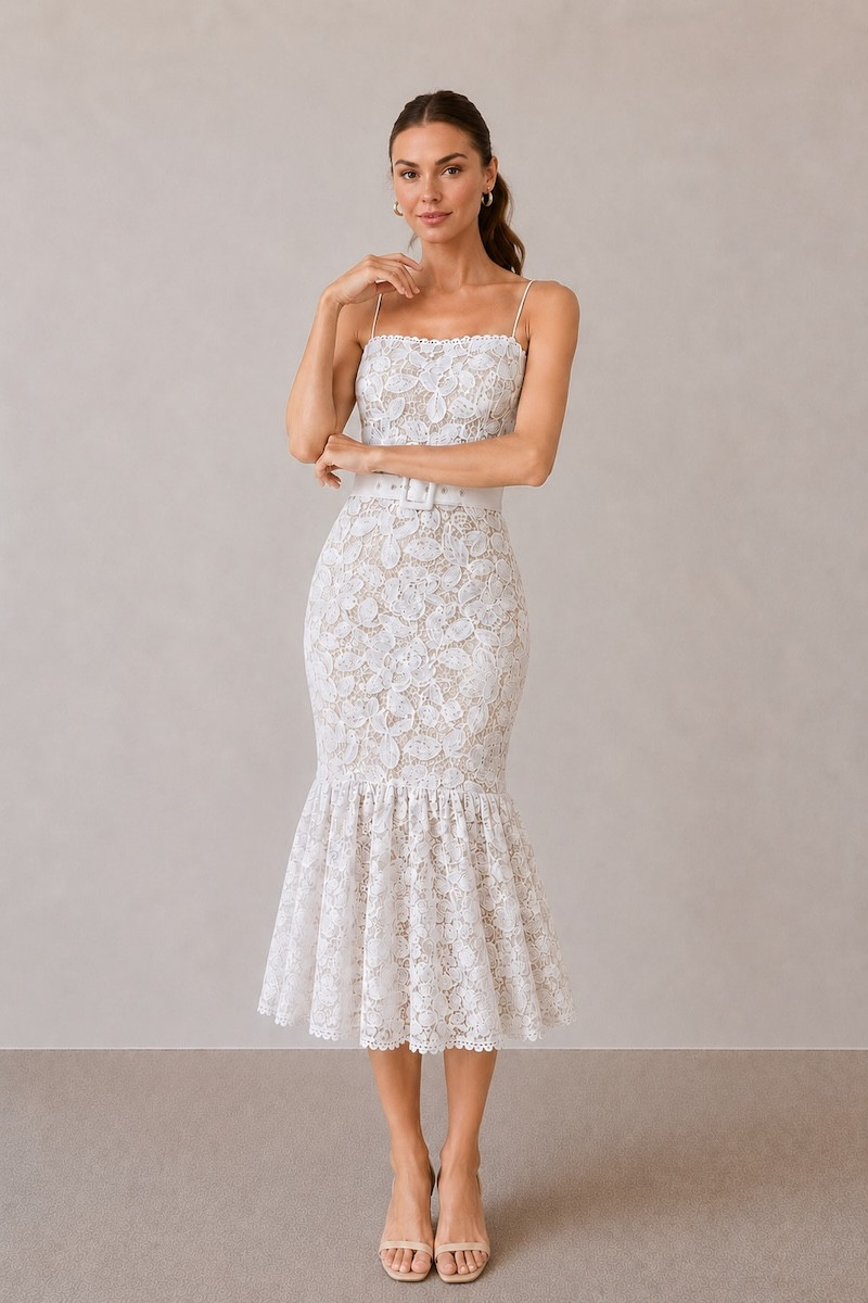 Vestido de Guipure