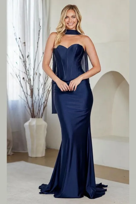 Vestido Azul Marino