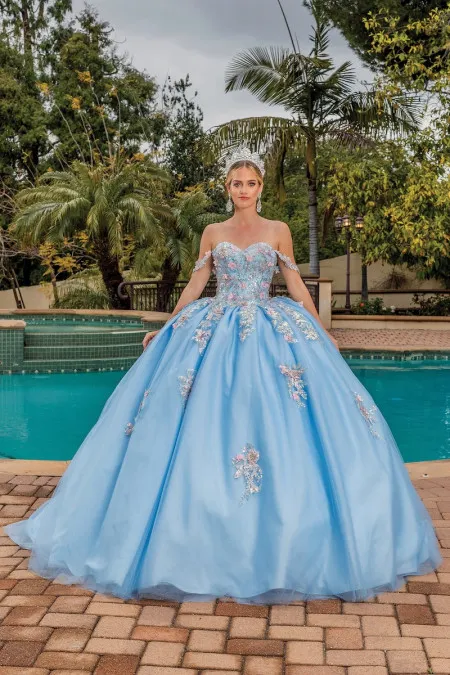 Vestido Celeste