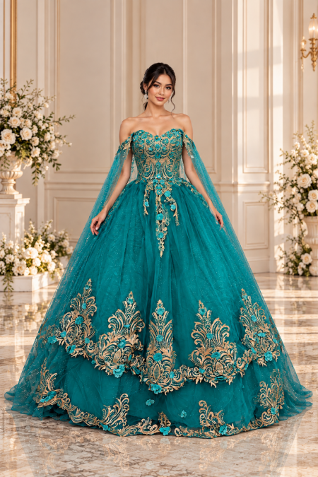 Vestido Petróleo