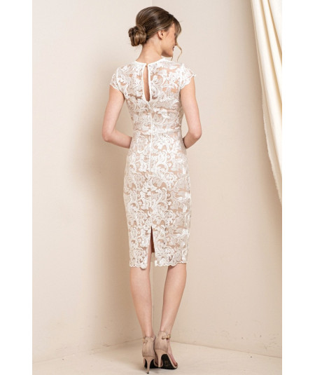 Vestidos cremas online cortos