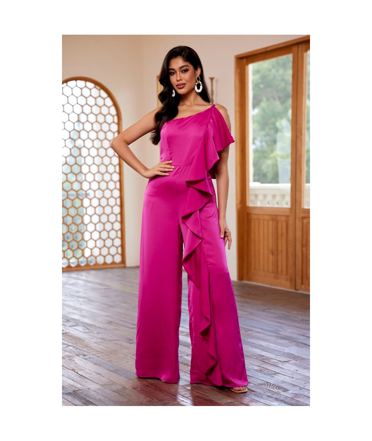 Enterizo fucsia deals